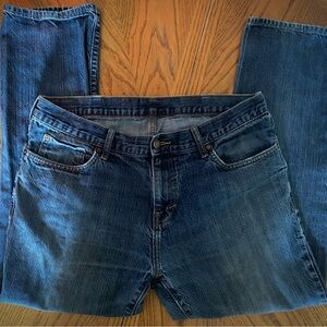 Men’s Old Navy Medium Wash Jeans Relaxed Straight Leg Causal Sz 36x30 clothing